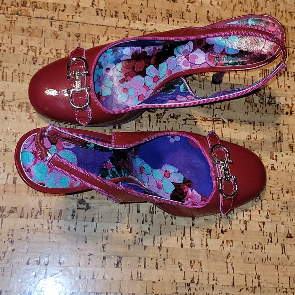 D&G red dress sandals 👡